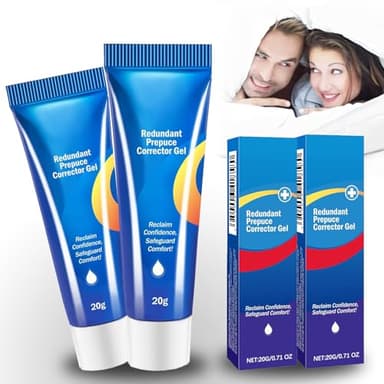 Henjunu Gel Correttore per Prepuzio Ridondante,2Pcs Gel per Fimosi per Prepuzio,GEL Correttivo per Prepuzio Fimotico con Ingredienti Naturali,Idrata e Idrata la Pelle,Azione Rapida e Delicata