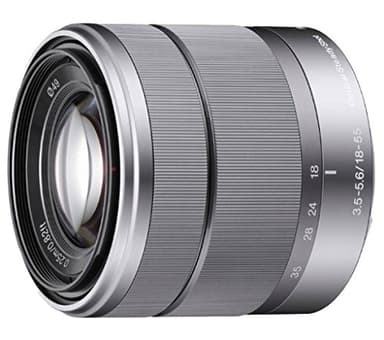 Sony SEL-18200 Obiettivo con Zoom 18-200 mm F3.5-6.3, Stabilizzatore Ottico, Mirrorless APS-C, Attacco E, SEL18200, Argento