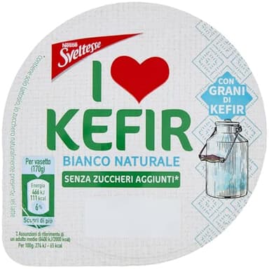 Sveltesse Sveltesse I Love Kefir Pot Bianco Naturale, 170g