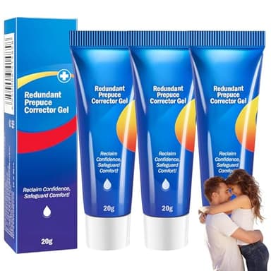 Crema per fimosi per adulti, gel naturale per la correzione della fimosi, recupero delicato e facile, gel per il prepuzio ridondante (3PCS)
