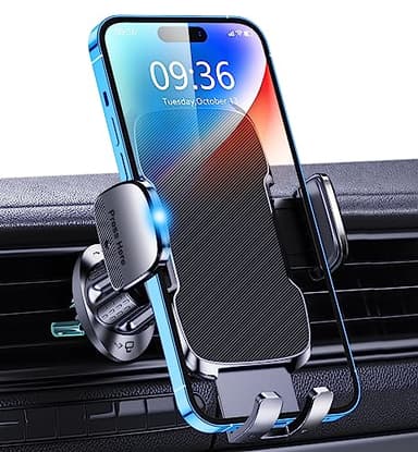 Glangeh Porta Cellulare Auto, [2026 Upgrated Clip] Supporto Telefono Auto per Presa D'aria Dell'Auto, 360°di Rotazione Supporti per Telefoni Cellulari Universale Compatibile con iPhone/Galaxy (4-7')