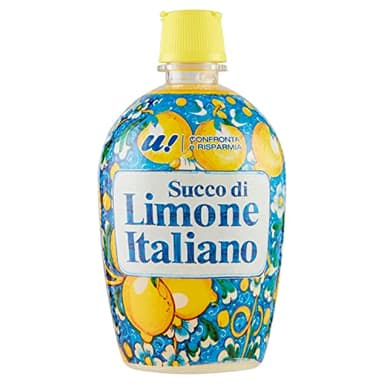 U! Confronta & Risparmia Succo di Limone di Sicilia, 200ml