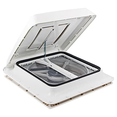Fiamma Turbo Vent Oblò per aerazione Polar Control con termostato, 40 x 40 cm, per roulotte o camper