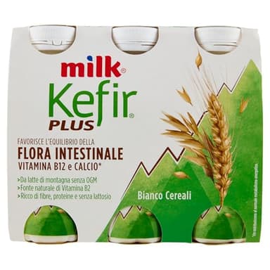 Milk Kefir Plus Bere Flora Intestinale Bianco Cereali
