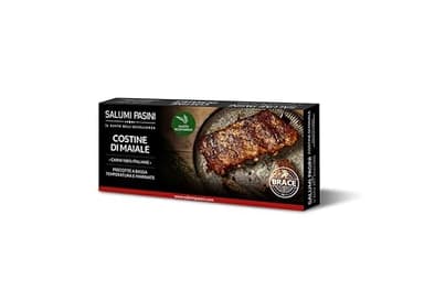 Costine precotte a bassa temperatura | carni 100% italiane | Gusto Rosmarino | 420g | Pronte in pochi minuti