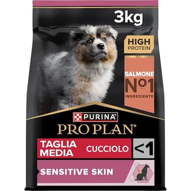 Purina Pro Plan Optiderma Medium Puppy Crocchette Cane Salmone 3 kg