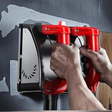 Smerigliatrice per Muri e Cemento, 5x Ristrutturatore per pareti, raccolta della polvere design leggero, approvato dalla UE per la sicurezza