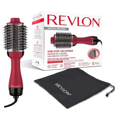 REVLON One-Step Asciugacapelli Volumizzante al Titanio One-Step, Tecnologia Ionica, Rivestimento in Titanio, capelli medi e lunghi RVDR5279UKE, Titanbeschichtung
