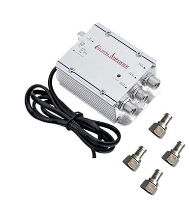 LEOFLA Amplificatore Digitale Terreste X Antenne Tv Analogica O Digitale Con 3 Uscite