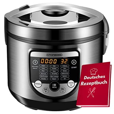 Pentola Multiuso 18 in 1 - 900 Watt, 5 Litri, Cuoci Riso, A Vapore, Padella per Saltare, Yogurt e Pressione