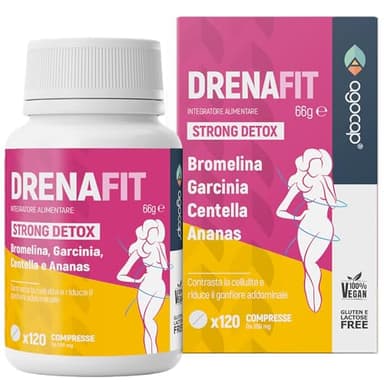 Dimagrante Forte Veloce Donna - Bromelina Forte e Ananas. Brucia Grassi Potente Veloci, Drenante Forte Dimagrante, EXTRA FORTE 120 cpr, Integratore per Dimagrire con Finocchio, Centella e Garcinia