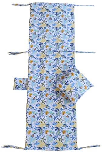 Generico Cuscino per Lettino Prendisole Esterno Marina Corallo con Cuscino 59x190cm