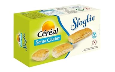 Céréal | Sfoglie Senza Glutine, Friabili e Leggere, Ottime per Colazione e Merenda, 4 Monoporzioni, 100 g