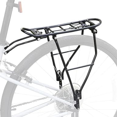 MEGHNA Portapacchi bicicletta regolabile Touring Bike Portapacchi Posteriore adatto per bici da corsa 26"-29"/700c