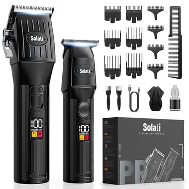 Tagliacapelli Uomo, Set Macchinetta Per Capelli Rasoio Elettrico Barba e Capelli Macchinetta Capelli Professionale Hair Trimmer Uomo Tagliacapelli Uomo Professionale Trimmer Capelli Regalo Per Uomo