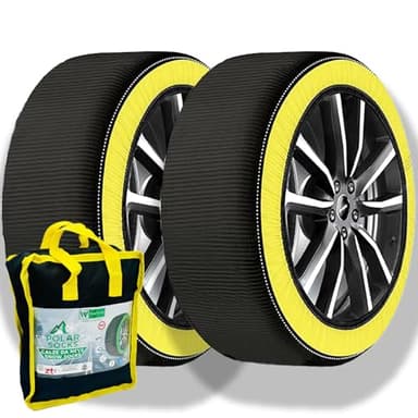 Arctic Socks - Coppia di Calze da neve Bottari - Catene Da Neve - OMOLOGATE in ITALIA ed EUROPA (Taglia XXL)