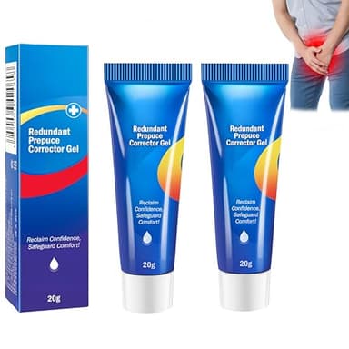 Crema per fimosi per adulti, gel naturale per la correzione della fimosi, recupero delicato e facile, gel correttore del prepuzio ridondante (2Pezzo)