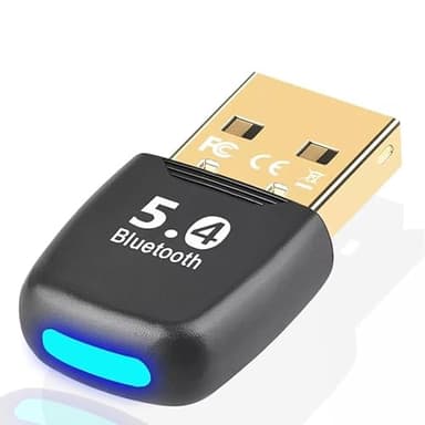 Adattatore Bluetooth 5.4 USB per PC, chiavetta USB Bluetooth 5.4 Dongle EDR per Laptop Desktop Computer, supporta Windows 11/10/8.1/7