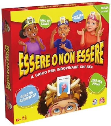Editrice Giochi, Essere o Non Essere, il Più Classico tra i Giochi da Tavolo per Indovinare Chi Sei, Giochi di Società per la Famiglia, Giochi di carte per bambini, Giochi da Tavolo da 6 anni in su