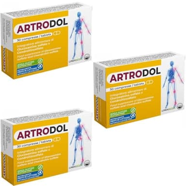 Agips Artrodol Integratore per Articolazioni Ossa e Cartilagine con Condroitina e Glucosamina ad Alto Dosaggio 90 compresse (3 Scatole)