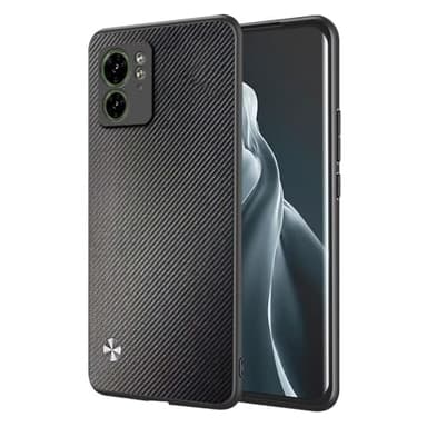 EASSGU Custodia per Motorola Moto Edge 40 (6.55" Inches), Cover per Telefono in Stile Business con Retro in PU Pelle - Kevlar