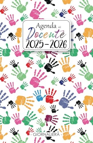 Agenda Del Docente 2025-2026 Giornaliera A5: 1 Pagina per Giorno | Da Agosto 2025 a Luglio 2026 | Registro Del Professore per l'anno Scolastico 25/26 ... dell’Attività Giornaliere per Insegnanti