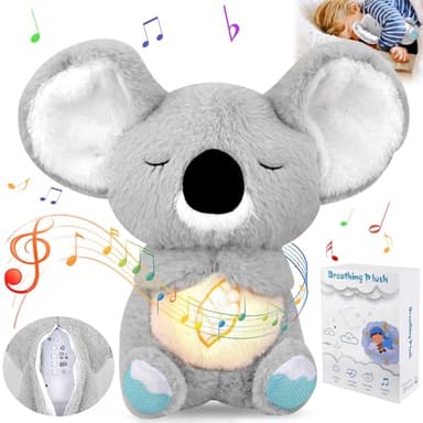 Orsetto koala per alleviare l'ansia, orsacchiotto con luci e movimento, giocattoli di peluche per adulti/bambini