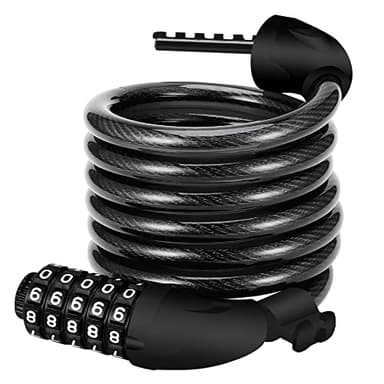 REHKITTZ Lucchetto per Bicicletta Lucchetto Bici Catena Bici 120cm/12mm Antifurto Combinazione Catena per Bicicletta MTB