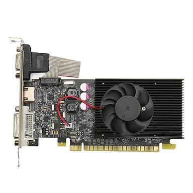 Scheda Grafica, Scheda Grafica GT610 1G DDR3 a 64 Bit con Ventola di Raffreddamento, Supporto Interfaccia Multimediale PCI Express 2.0 X 16 DVI VGA HD