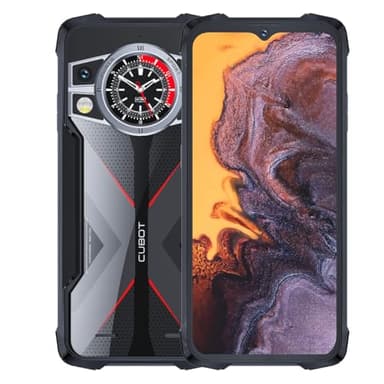 CUBOT KingKong 9 - Smartphone FHD+ da 6,58", 12 GB e 512 GB, tripla fotocamera da 100 MP, batteria da 10600 mAh, Android 13, processore Octacore, colore nero