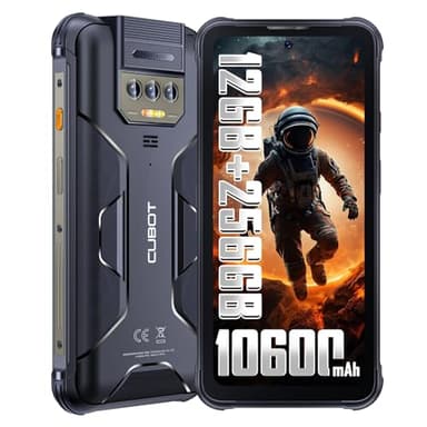 CUBOT Kingkong 8 Rugged Smartphone-10600mAh, 12GB+256GB Telefono Indistruttibile Android 13, 6.52" HD+ Display, Torcia LED 5000LM, 48MP Fotocamera, IP68/69K/4G Dual SIM/NFC/OTG/GPS
