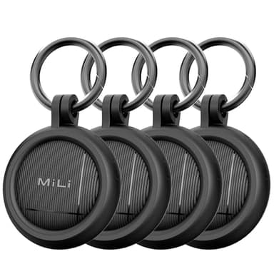 MiLi LiTag Duo Smart Tracker Tag, Localizzatore Bluetooth Compatibile Apple Dov'è e Google Funzioni Trova（iOS e Android）, Trova Oggetti e Chiavi/Bagagli/Valigie/Zaini/Portafogli