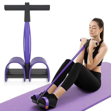 Bande di Resistenza per Esercizi per bodybuilding Expander Allenamento completo del corpo per casa, 6 tubi, corda elastica di tiraggio multifunzione per esercizi di allenamento e yoga