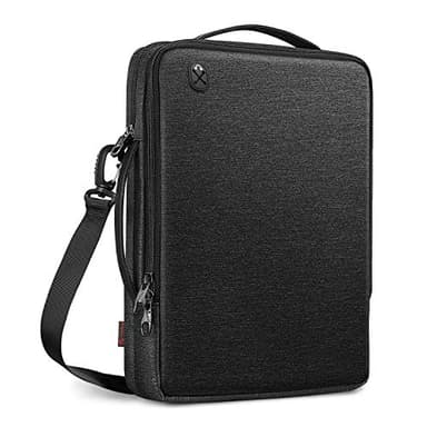 FINPAC Laptop Custodia Borsa a Tracolla per 13,6" MacBook Air M4/A3240 M3/A3113 M2/A2681 2025-2022, 14.2" MacBook Pro M4/M3/M2/M1 2024-2021, 13.3" MacBook Air/Pro, Idrorepellente Tablet Valigetta