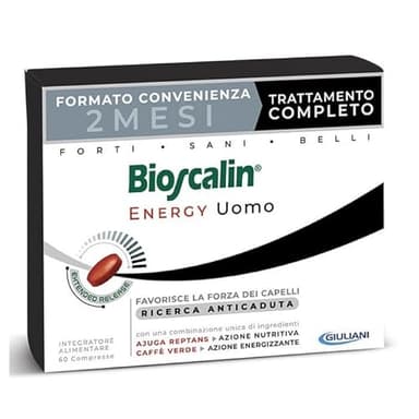GIULIANI Bioscalin Energy Uomo 60 Compresse - Formato Convenienza 2 Mesi
