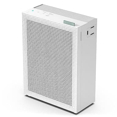 COWAY Purificatore d'aria con filtro HEPA, silenzioso 20 dB, rimuove il 99,999% delle particelle nocive fino a 0,01 µm per allergie a pollini e polvere - AIRMEGA 150 (Bianco)