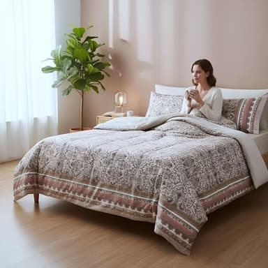 Bassetti Granfoulard Trapunta Matrimoniale Invernale Marechiaro 260x260 cm – Raso di Cotone 100% Imbottitura 300 g/m² Colore Beige Made in Italy