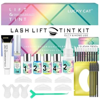 Kit Laminazione Ciglia con Nera, 2026 Aggiornato Kit Permanente per Ciglia con Nera, Professionale Lash Lift Kit, Set per l'estensione delle Ciglia, Durata 6-8 Settimane, Ideale per Salone e Domestico