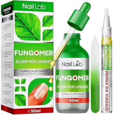 NAIL LAB Trattamento Fungino Premium per Unghie dei Piedi Extra Forte-50ml-Contiene Olio di Albero del Tè, Fungo dell'Unghia per le Unghie delle Mani - Penna Antifungina da 3ml+Lima per Unghie Gratis