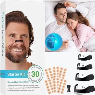 Cerotti Nasali Magnetici Antirussamento - 60 Pezzi Extra Forti Riutilizzabili, Dilatatori Nasali con Nastro 3M Premium per Sonno Migliore e Sport