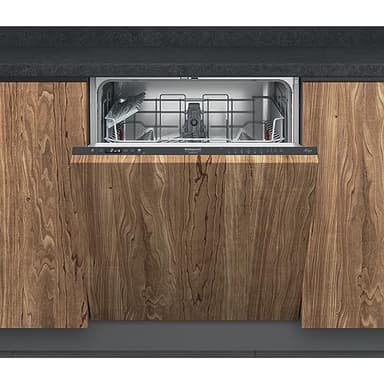 Lavastoviglie da incasso Hotpoint: grande capacità di carico, colore nero, - H2I HKD526