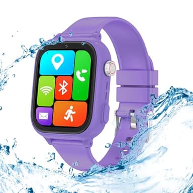 Smartwatch Bambini 4G, 1.83 Orologio GPS Bambino con Chiamate Video Messaggio WIFI Bluetooth APP Store Rete Mobile Hotspot Password Musica Gioco Allarme, Orologio Smartwatch per Ragazzi Ragazze Regalo