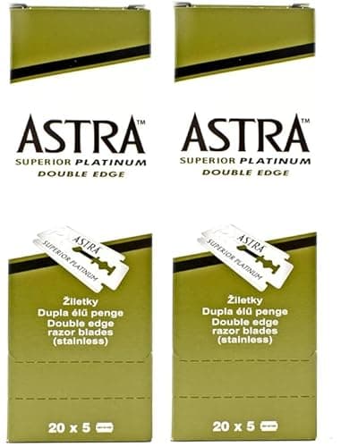 Lamette da Barba Astra Verdi, 200 pezzi