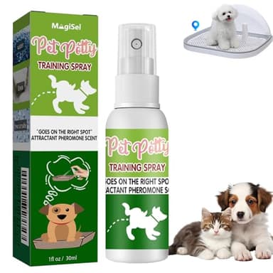 Spray Fai La Pipì Qui per Cani, Spray per Addestramento Vasino per Animali Domestici, 30 ml Attrattivo per pipì per animali domestici, Attraente, Strumenti Addestramento, Protezione Casa Mobili