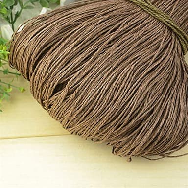 XIAOXIN 500g 600meter 23 Colori Filato di Carta Rafia Naturale Cappello Fai da Te Borsa Borsa Cesto Rattan Materiale per Maglieria all'Uncinetto