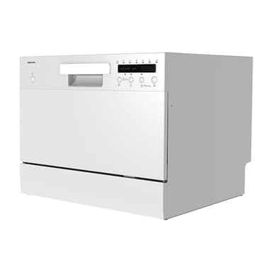 MEDION Mini lavastoviglie (capacità 6 coperti, 6 programmi di lavaggio, programma ECO, display a LED, 47 dB, MD 37496)