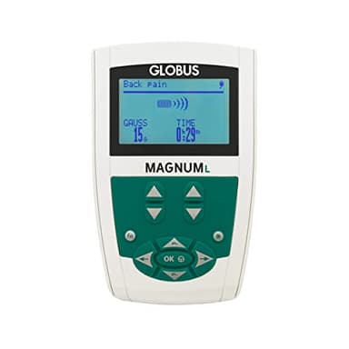 Globus | Magnum L, Magnetoterapia Domiciliare ad Alta Potenza, 8 Programmi per Patologie più Comuni come Fratture, Cervicali, Dolori alla Schiena, Osteoporosi, Artrosi, Artrite ed Epicondilite
