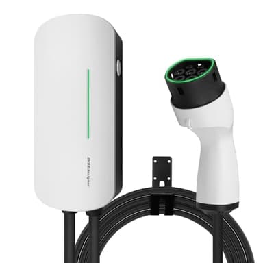EVSEdesigner Wallbox 7,4kW Stazione di ricarica domestica di tipo 2 per veicoli elettrici Monofase Cavo da 6M Uso esterno e interno