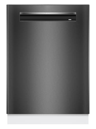 Bosch SMP4ECC72S Serie 4, Lavastoviglie smart da incasso a scomparsa totale, 14 coperti, Motore EcoSilence Drive, Acciaio nero spazzolato anti-impronta 60 cm.