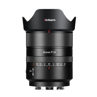 Obiettivo Full Frame 7artisans AutoFocus 24mm F1.8,Apertura F1.8 Ampia,Supporto Automatico/Manuale,Compatibile con Leica/Panasonic S1,DC-S1,S5,DC-S5,Fotocamere Mirrorless Serie LUMIX S9/Sigma L